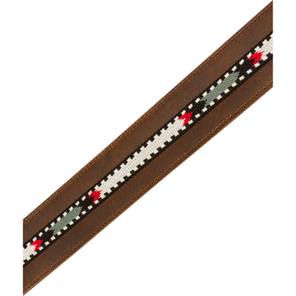 Fender Paramount Leather Strap for Acoustic Guitar | Brown