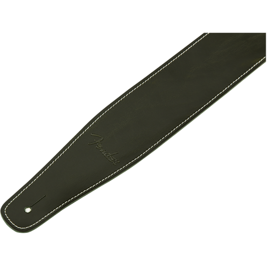 Fender Broken-in Leather Strap, Adjustable Length | Green | 2.5" Wide