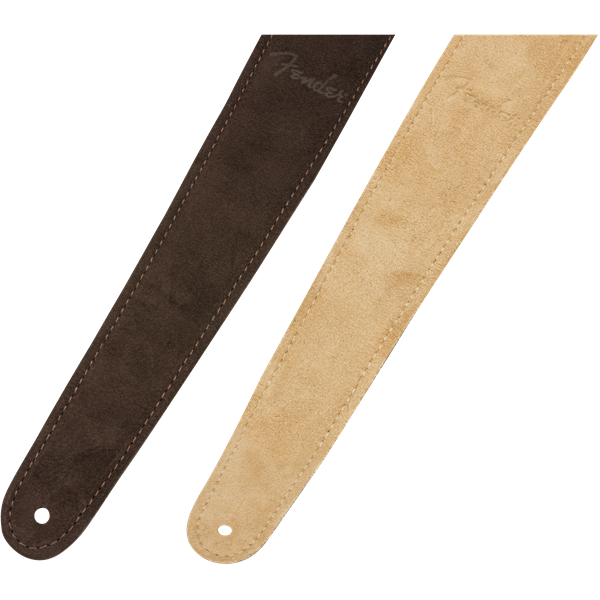Fender Reversible Suede Strap for Guitar and Bass | Brown and Tan