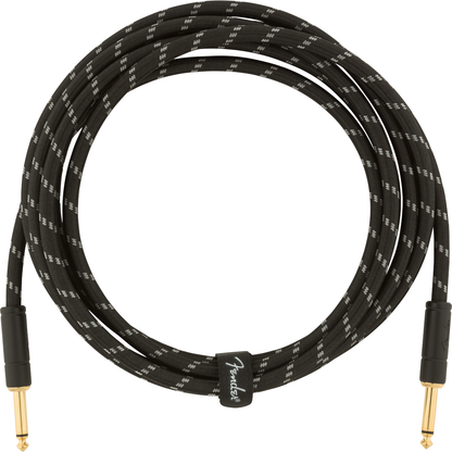​Fender | 3m Instrument Cable | Deluxe Series | Colour Black Tweed