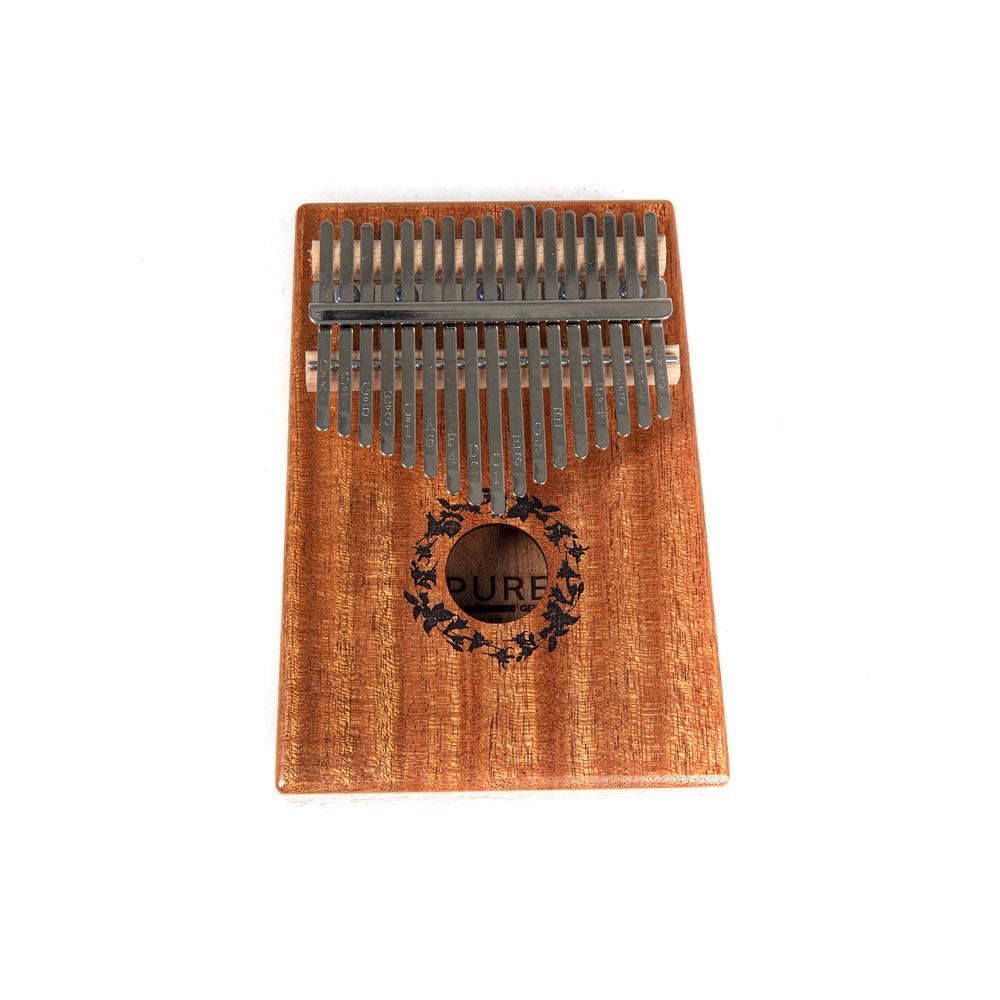PURE GEWA Acoustic KALIMBA / Mbira / Thumb piano | 17 keys | Leaves | F835540