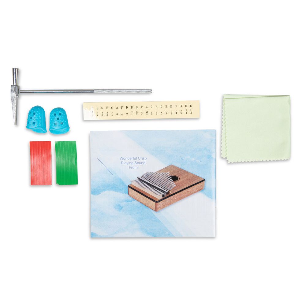 PURE GEWA Acoustic KALIMBA / Mbira / Thumb piano | 21 keys | Beetle | F835552 | Blue