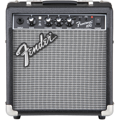 Fender Frontman 10G Guitar Amp | 10 Watts | Clean and Distortion Tones | Headphone Output for Silent Practising | Great for Beginners
