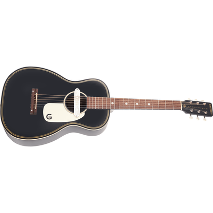Gretsch® G9520E Gin Rickey ™ 24” Acoustic/Electric Guitar with Soundhole Pickup |Basswood Body | Walnut Fingerboard |Colour Smokestack Black | Non Cutaway