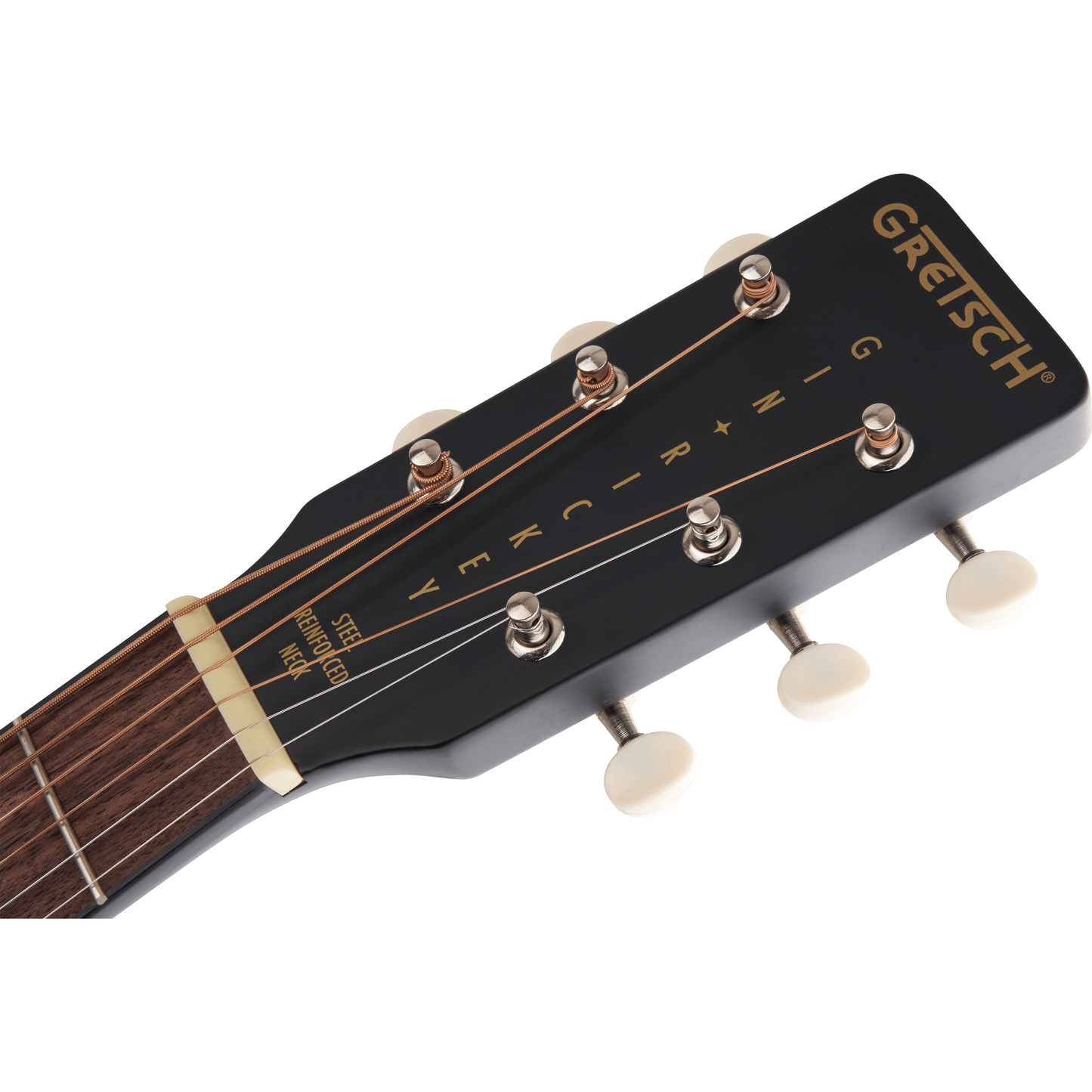 Gretsch® G9520E Gin Rickey ™ 24” Acoustic/Electric Guitar with Soundhole Pickup |Basswood Body | Walnut Fingerboard |Colour Smokestack Black | Non Cutaway