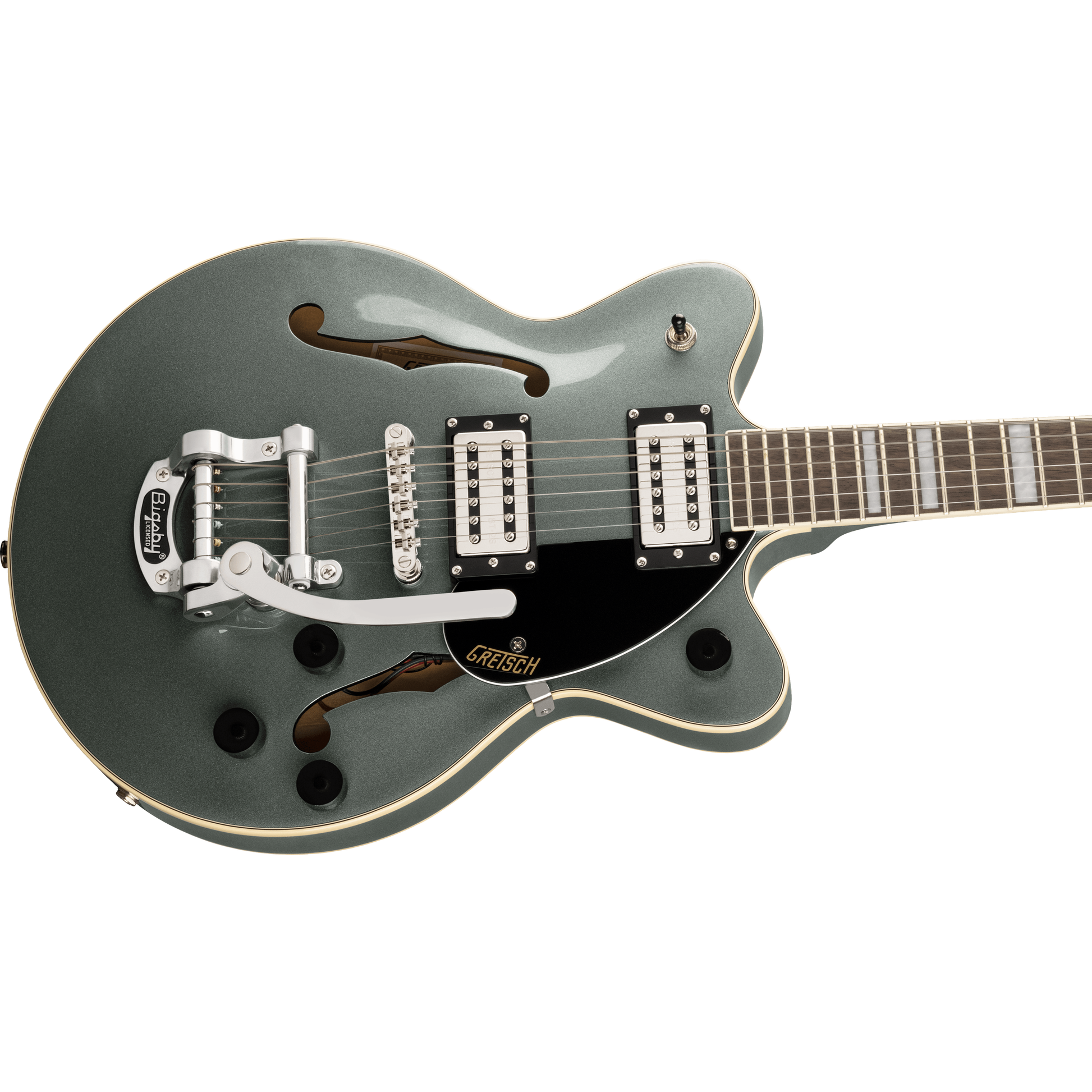 Gretsch G2655T Streamliner Center Block Jr. Double-Cut with Bigsby | Stirling Green | Electric Guitar