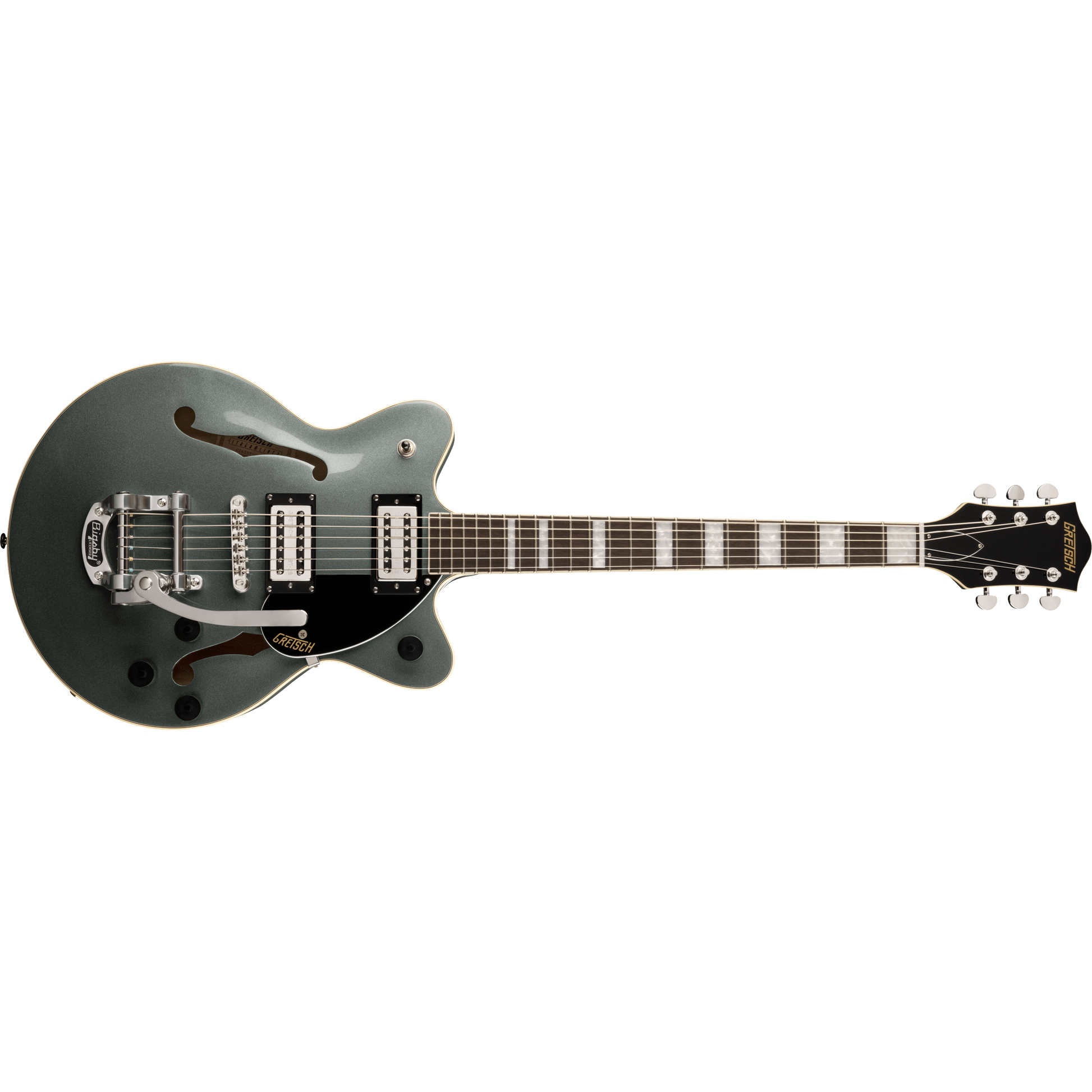 Gretsch G2655T Streamliner Center Block Jr. Double-Cut with Bigsby | Stirling Green | Electric Guitar