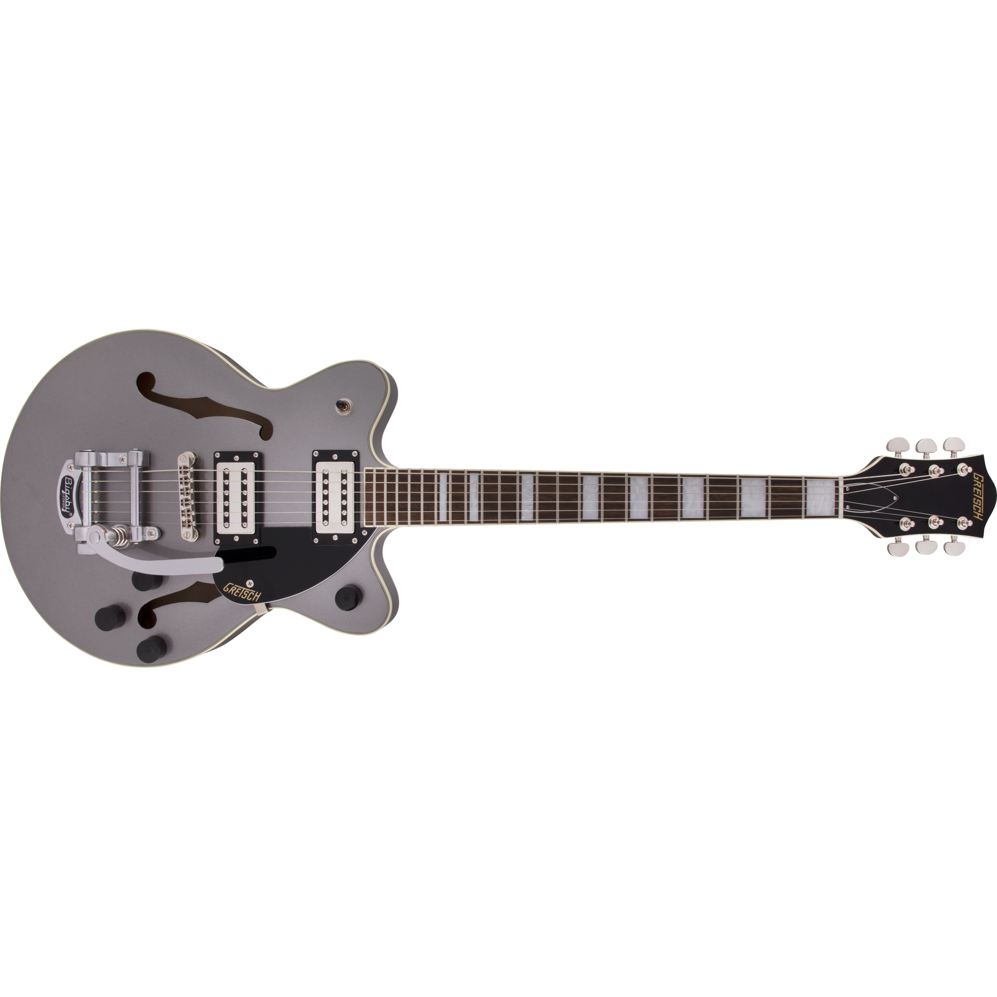 Gretsch G2655T Streamliner Center Block Jr. Double-Cut with Bigsby | Phantom Metallic Finish