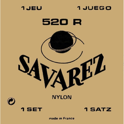 Classical Guitar Strings Savarez Traditional Concert 520R | Medium Tension