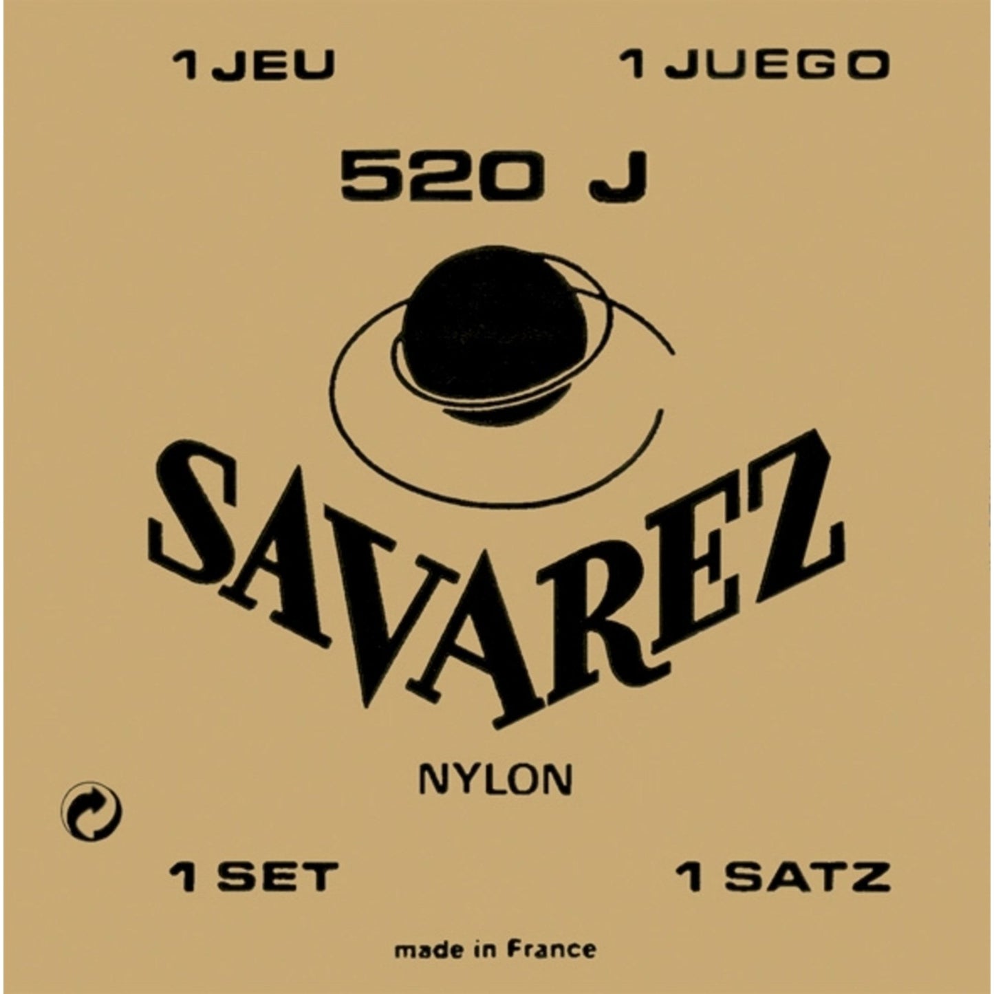 Classical Guitar Strings Savarez Traditional Concert 520J | High Tension Strings