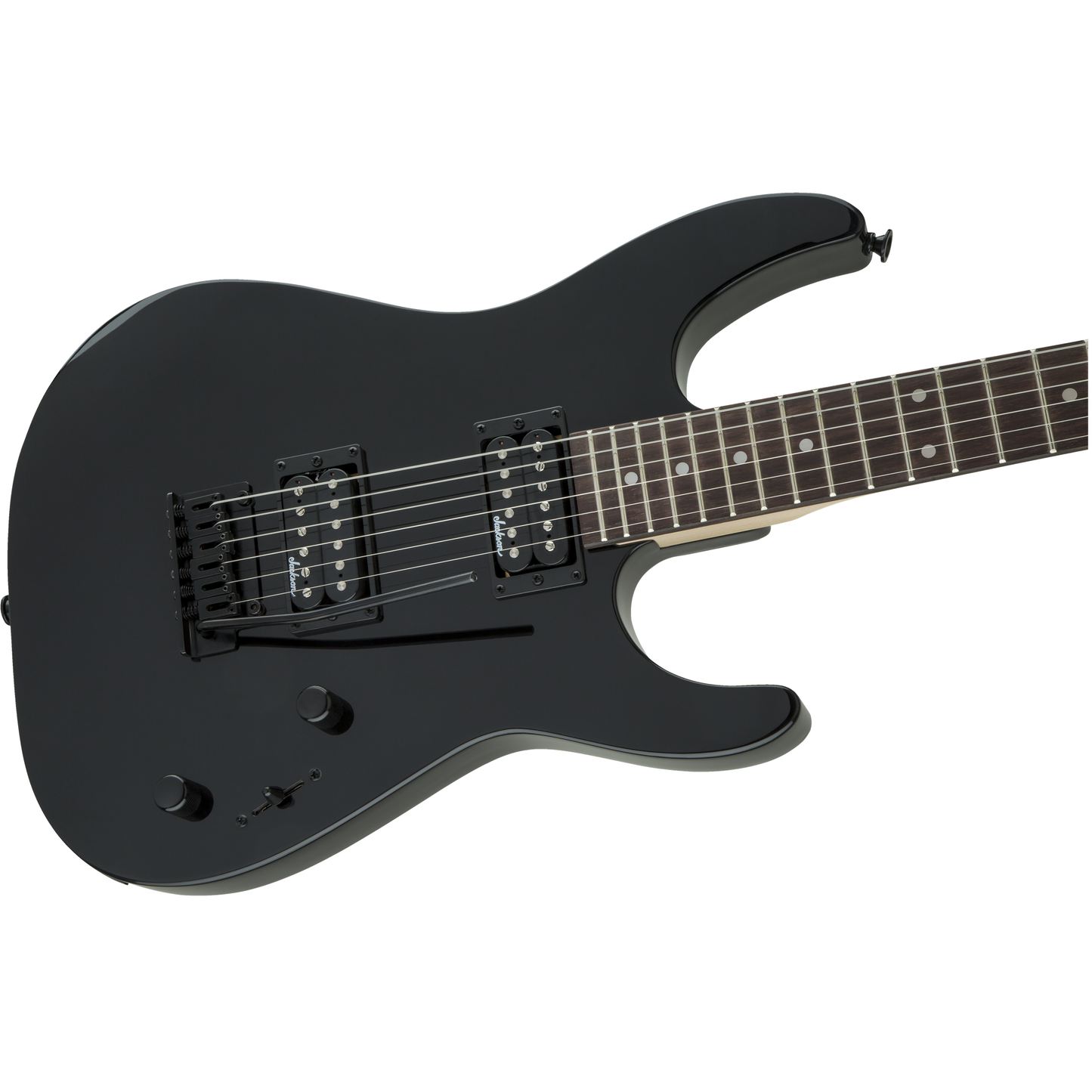 Jackson JS11 Dinky | Gloss Black with Amaranth Fretboard