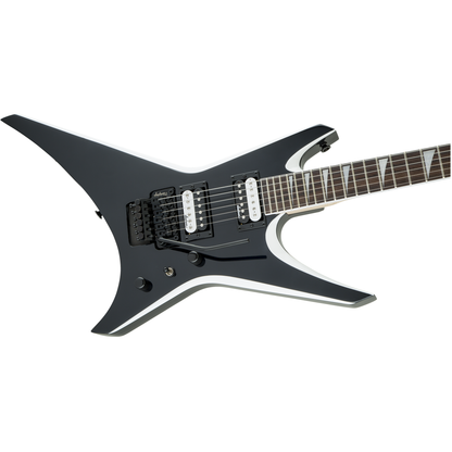 Jackson JS32 Warrior Electric Guitar | Amaranth Fingerboard | Black with White Bevels