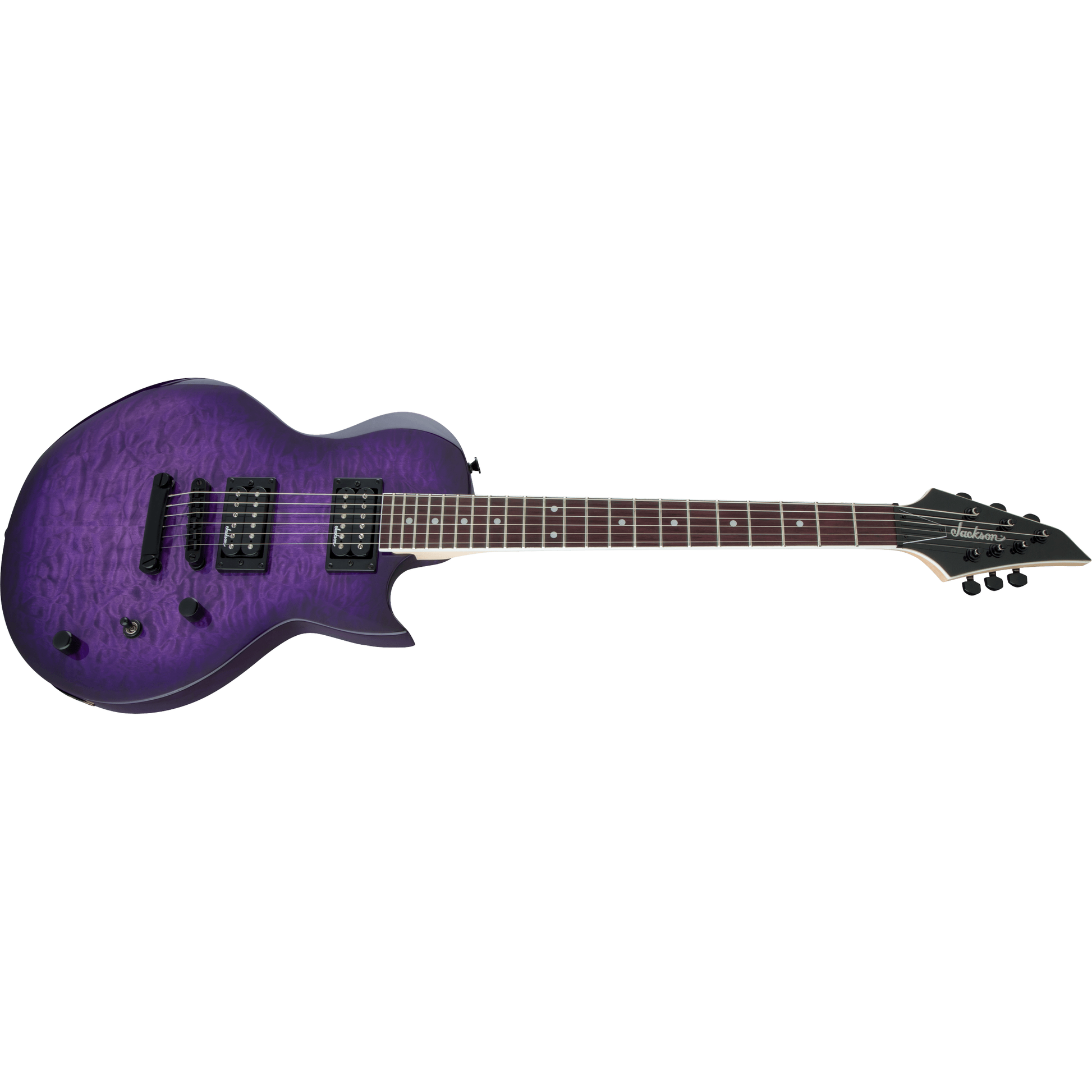 Jackson JS22Q Monarkh SC Electric Guitar | Amaranth Fingerboard | Transparent Purple Burst