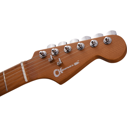 Charvel Pro-Mod DK24 HSS 2PT CM Ash | Electric Guitar | Caramelized Maple Fingerboard | Red Ash | Gotoh Tremolo | 2969413539