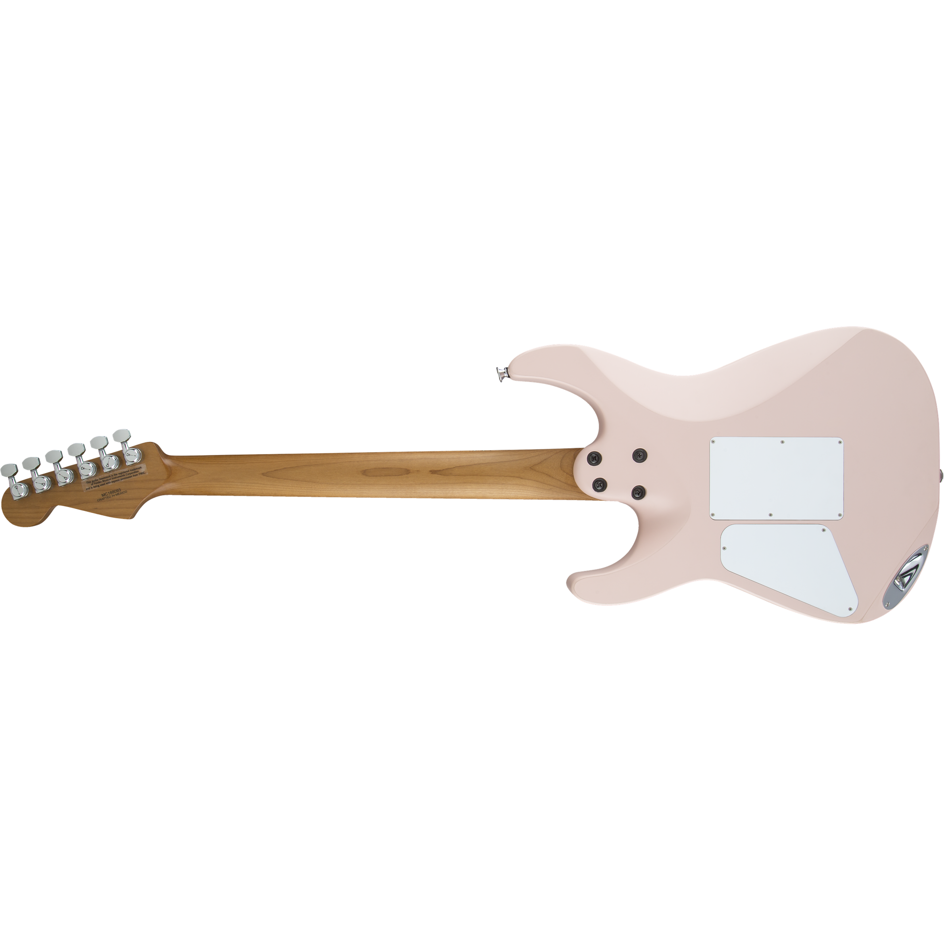 Charvel Pro-Mod DK24 HSS Electric Guitar | Shell Pink | Alder Body | Caramelized Maple Neck and Fingerboard | Gotoh Tremolo