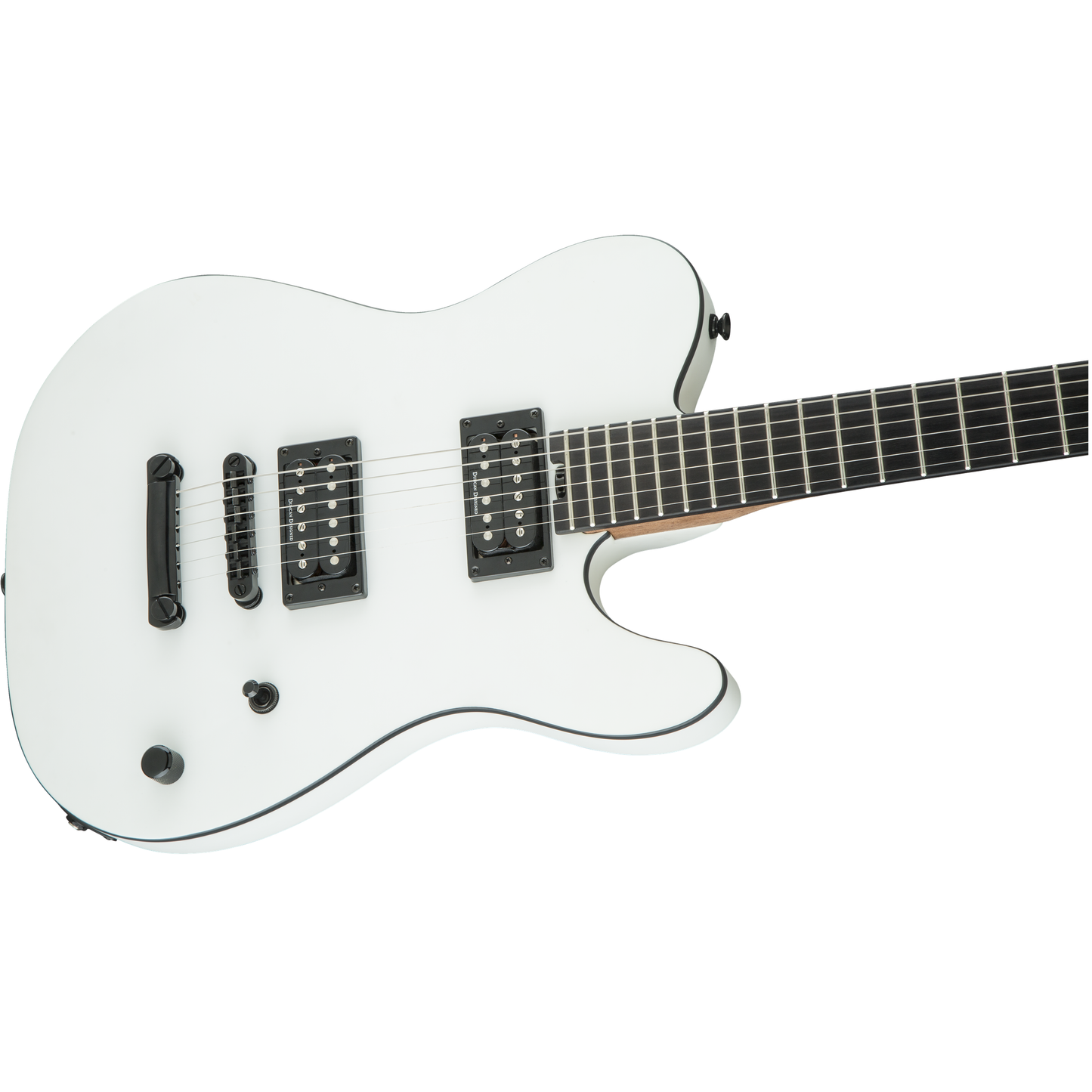 Electric Guitar Charvel® Joe Duplantier Signature Pro-Mod San Dimas® Style 2 HH, Ebony Fingerboard, Satin White