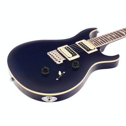 PRS SE Standard 24 Birds Electric Guitar | Translucent Blue | ST4TB
