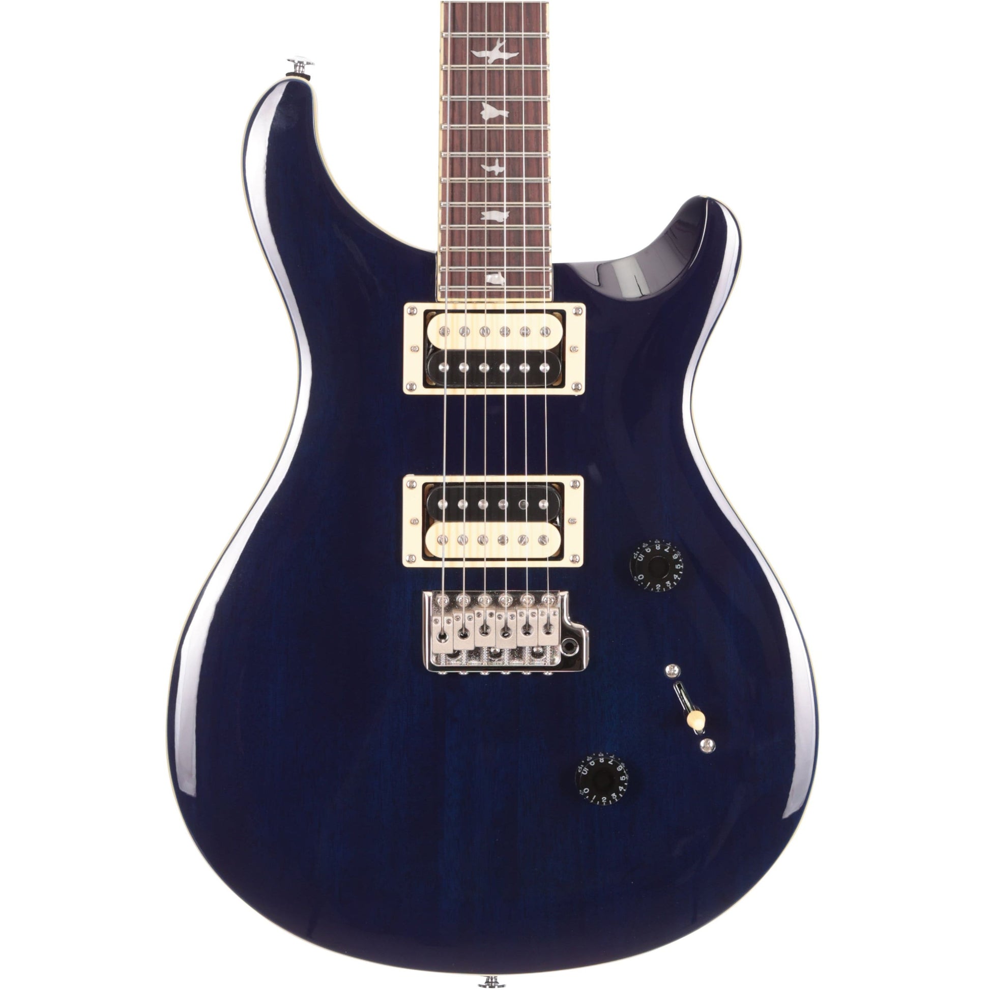 PRS SE Standard 24 Birds Electric Guitar | Translucent Blue | ST4TB