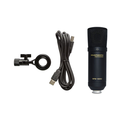 Marantz Pro MPM1000U | USB Condenser Microphone with Built In Audio Interface | Perfect for Podcasting, Twitch, Discord and YouTube