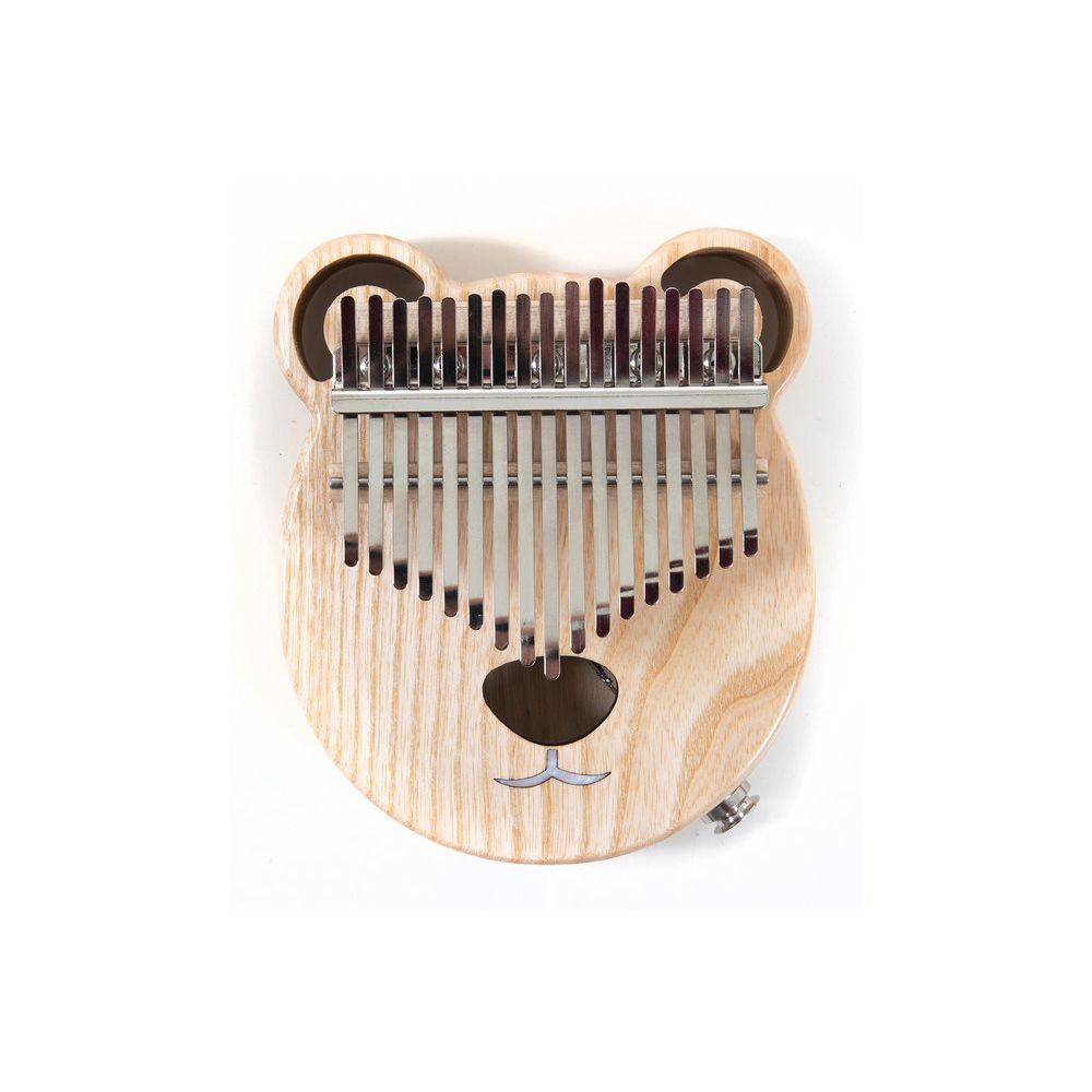 PURE GEWA Electro Acoustic KALIMBA / Mbira / Thumb piano PG-KL-OP | 17 keys | Bear Shape | F835358