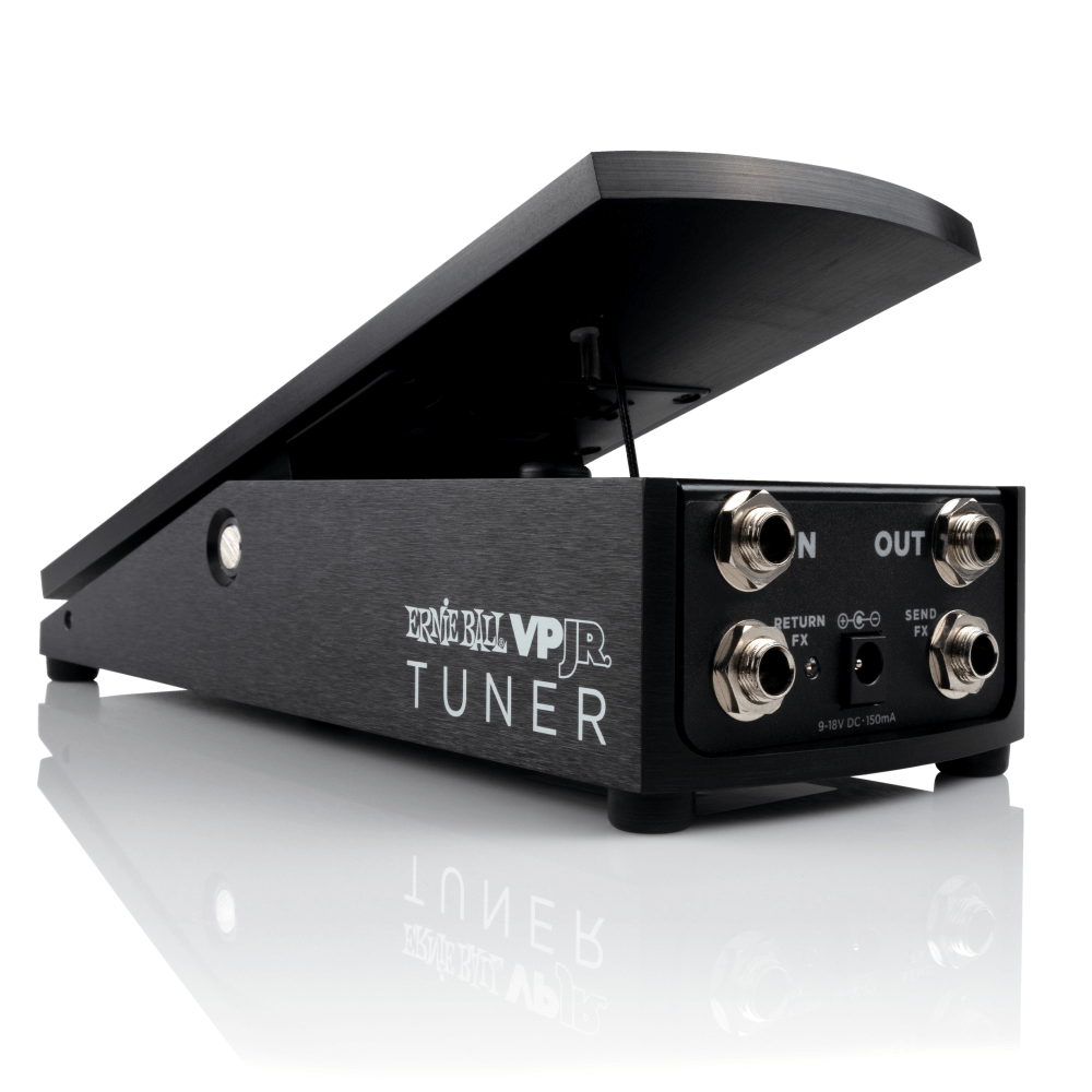 Ernie Ball VPJR Tuner | Worlds Most Advance Tuner Volume Pedal with Touch Screen | Black