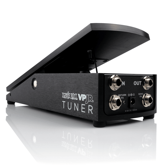 Ernie Ball VPJR Tuner | Worlds Most Advance Tuner Volume Pedal with Touch Screen | Black