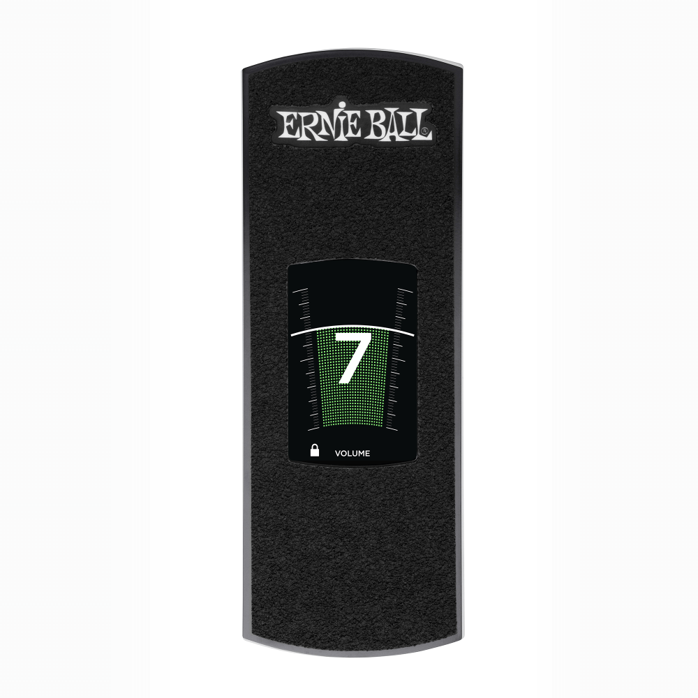 Ernie Ball VPJR Tuner | Worlds Most Advance Tuner Volume Pedal with Touch Screen | Black