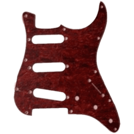 Pickguard Brown Tortoise 3 ply strat by Yellow Parts