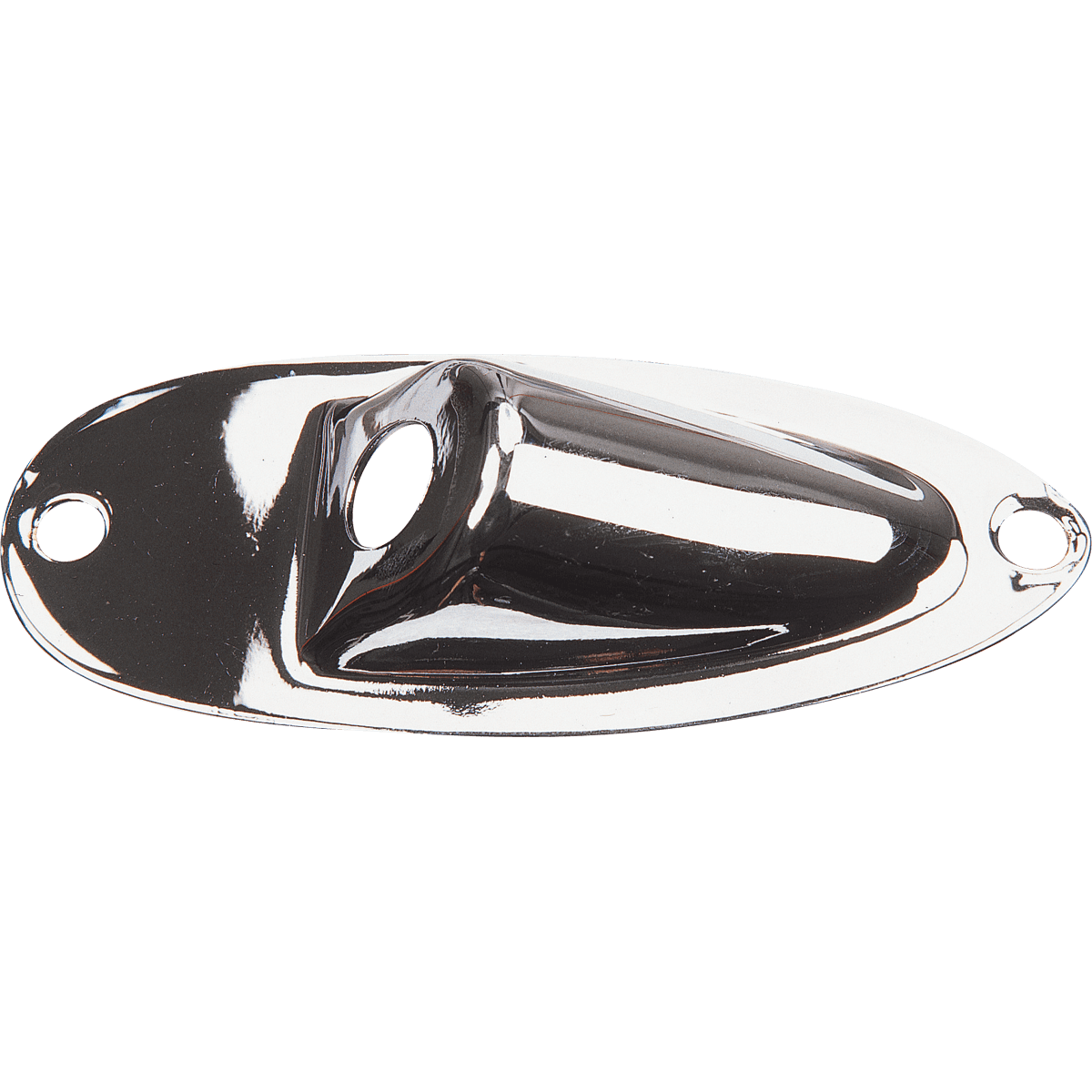 Jack Plate | Stratocaster Type | Chrome | By Yellow Parts | ADI EZ1136