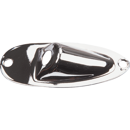 Jack Plate | Stratocaster Type | Chrome | By Yellow Parts | ADI EZ1136