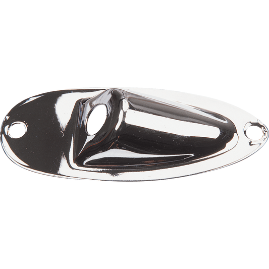 Jack Plate | Stratocaster Type | Chrome | By Yellow Parts | ADI EZ1136