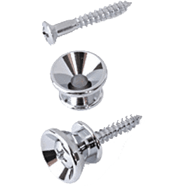Strap Buttons | Chrome | 2 pcs | By Yellow Parts | ADI EZ1399C