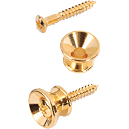 Strap Buttons | Gold | 2 pcs | By Yellow Parts | ADI EZ1399G