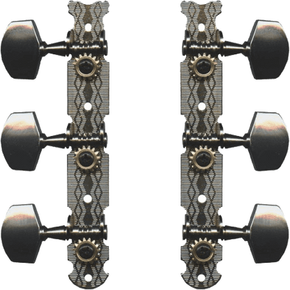 Acoustic Guitar Machine Heads by Yellow Parts | Nickel Plated Brass