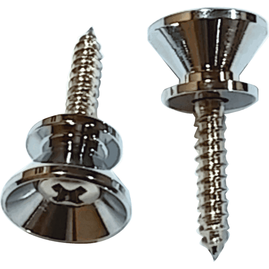 Strap Button | Chrome | Strat type | By Yellow Parts | ADI EZ2397C
