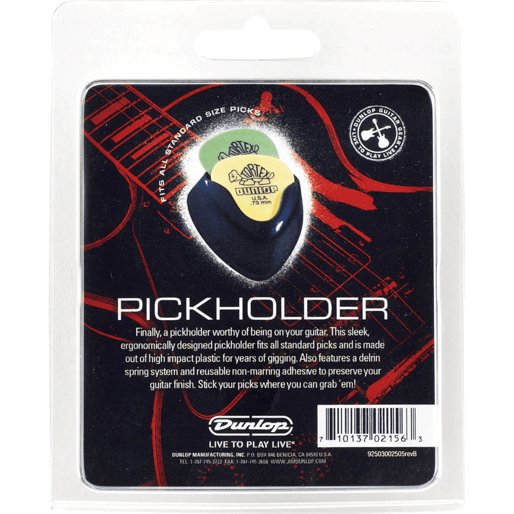 Black Ergonomic Guitar Pickholder by DUNLOP | ADU 5006SI