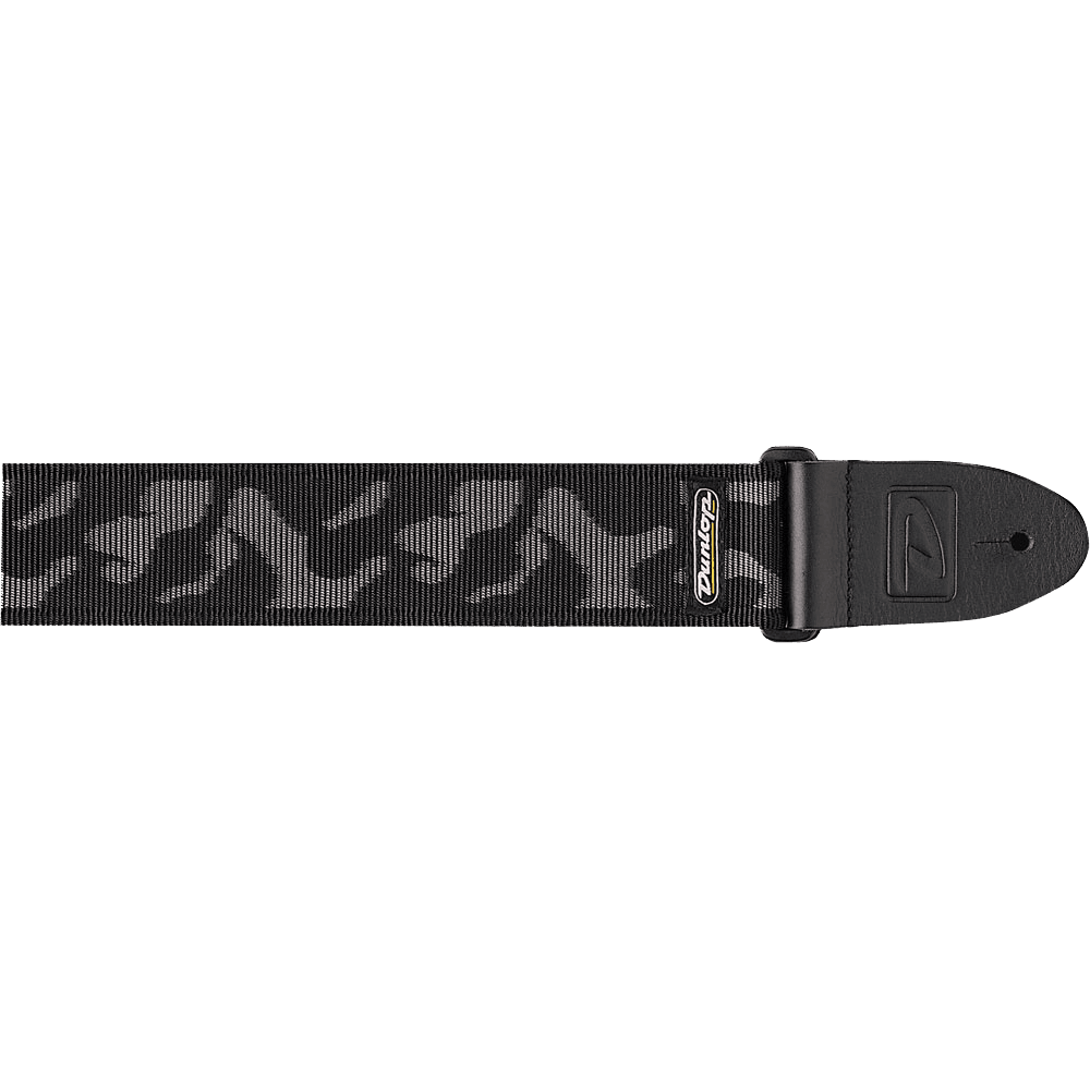 Dunlop Jacquard Strap D38-10GY for Guitar and Bass | Camouflage Grey