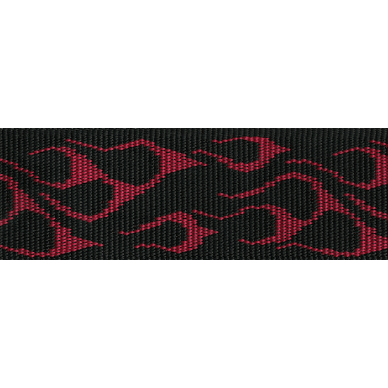 ​Dunlop Jacquard Guitar / Bass Strap Flambe Red | ADU D38-11RD