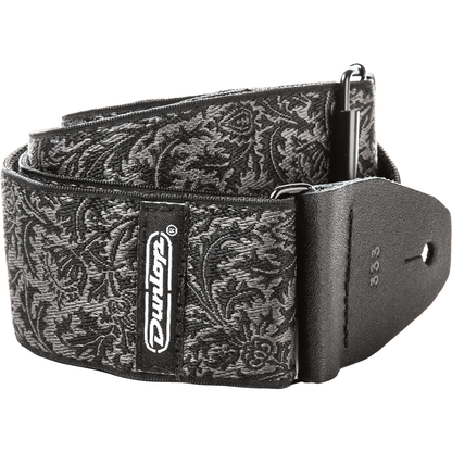 Dunlop Jacquard Guitar Strap Black Thistle