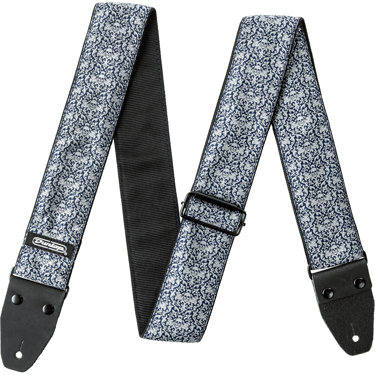 Dunlop Jacquard Guitar Strap Skull Flowers