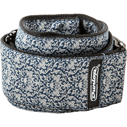Dunlop Jacquard Guitar Strap Skull Flowers