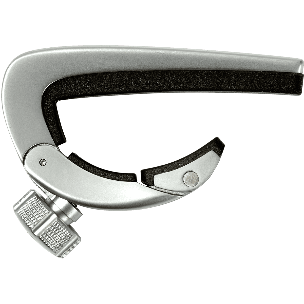 Dunlop DPCSC Pivot Guitar Capo | Suitable for Acoustic Guitars | Satin Chrome