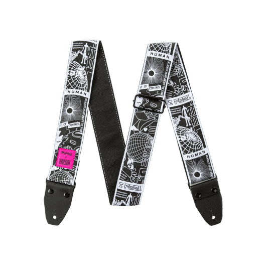 Dunlop ILOVEDUST Jacquard Strap ILD11 Robot Heart