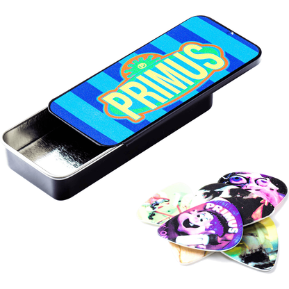 Primus Guitar Pick Collectors Tin by Dunlop | Medium | Contains 6 Picks