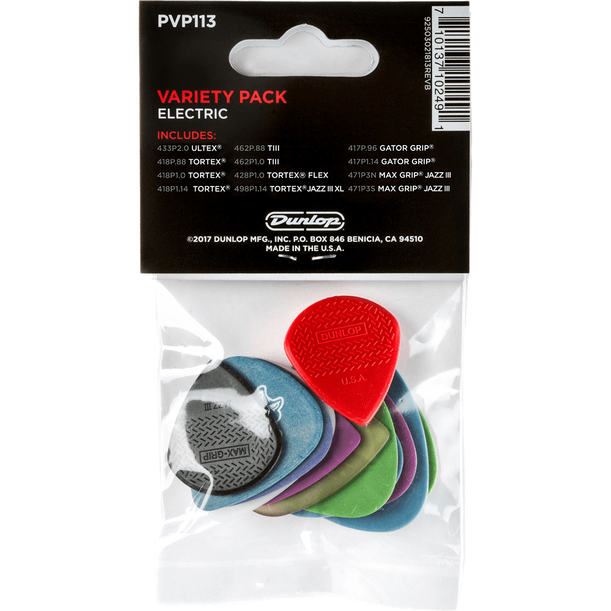 Variety Bag of 12 Guitar Picks by Dunlop