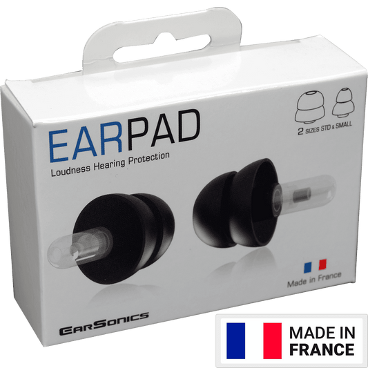 EARSONICS EARPAD Earprotection with LIC-technology | Included Case and Neck Strap