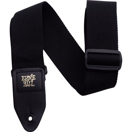 Black Polypro Guitar/Bass Strap by Ernie Ball | PO4037