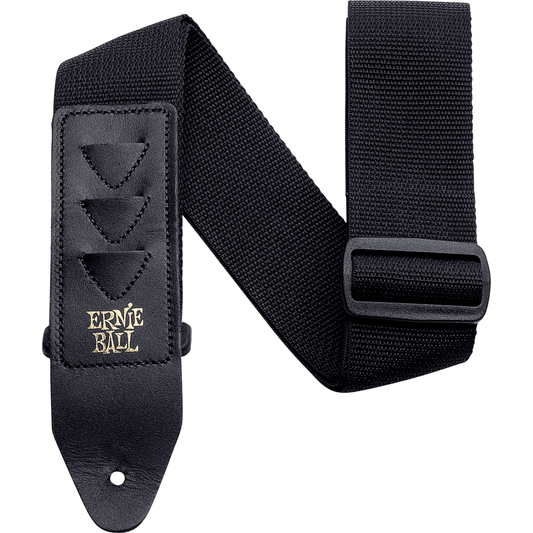 Black Polypro Pickholder Strap for Guitar/Bass by Ernie Ball | AEB 4039
