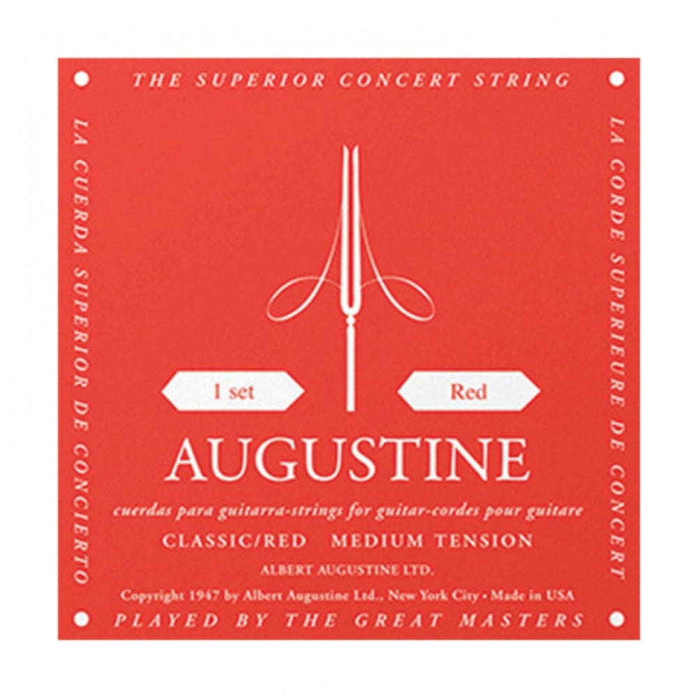Augustine Red Label Medium Tension Nylon Strings