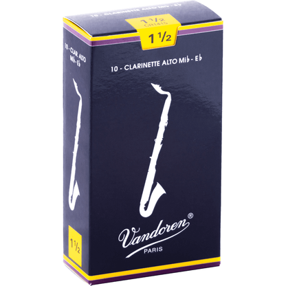 Vandoren Traditional Eb Alto Clarinet Reed 1.5 | Single Reed